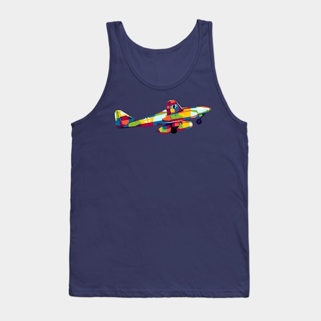 ME 262 Aircraft Tank Top by wpaprint